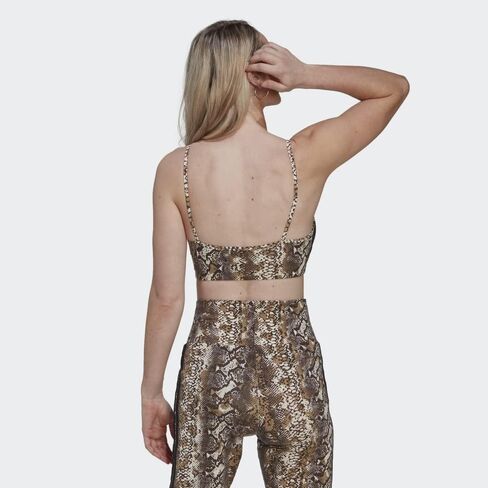 adidas Originals Women's Snakeskin Bra Top, Wonder White in Saudi Arabia