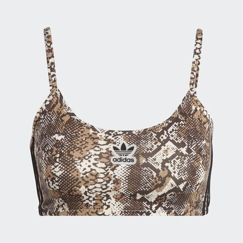 adidas Originals Women's Snakeskin Bra Top, Wonder White in Saudi Arabia