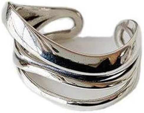 القوطية S925 خواتم المفصل تكويم مجموعة 2 قطعة غير النظامية السبابة حلقة نصف مفتوحة ميدي الدائري للنساء أو الرجال in Kuwait