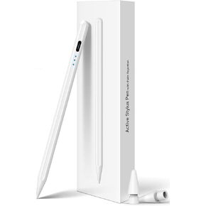 Stylus Pen for iPad 9th&10th Generation-2X Fast Charge Active Pencil 1st Generation Compatible with 2018-2023 iPad Pro11&12.9'', iPad Air 3/4/5,iPad 6-10,iPad Mini 5/6 Gen