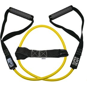 GoFit GF-4TUB-SH(70) Pro-Grade Power Resistance Tube with Handles (Yellow/70 Lbs.)
