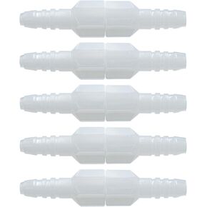 5pk Oxygen Tubing Male-Male Salter Style Swivel Connector