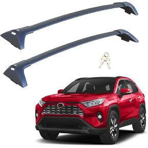 Roof Rack Cross Bars Fit for Toyota RAV4 2019-2023 LE XLE XSE Limited Hybrid, Aluminum Top Rail Cargo Accesorries Rooftop Luggage Carrier Set