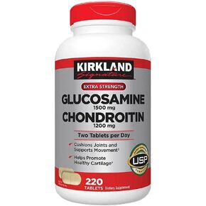 Kirkland Signature Glucosamine & Chondroitin, 220 Tablets (4 Pack)