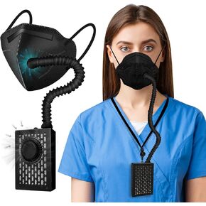 Bwinmak Electric Wearable PAPR Powered Air Purifying Maskes With HEPA Filter,for Dust Work,Painting, Machine Polishing, Welding Other Work Protection,Air Supply