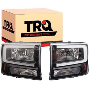 TRQ Performance Headlight Set Compatible with 1999-2002 Toyota 4Runner