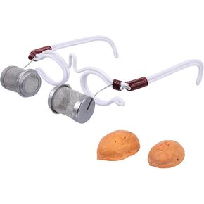 Healeved 2 pcs eye moxibustion device eye protection glasses nearsighted glasses nursing eye moxibustion frame