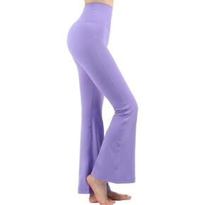 Flare Leggings, Women's Casual Bootleg Yoga Pants High Waisted Flare Workout Pants Leggings