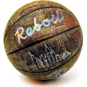 Premium Design Leather/Rubber Basketball (Size 3/4/5/6/7) - Kids Basketball, Youth Basketball, Basketball Gift
