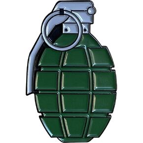 Grenade Golf Ball Marker - Multiple Unique Golf Ball Markers to Choose from! A Must Have for Your on-The-Course Golf Accessories! Perfect for Fun and Unique Golf Gifts! (Grenade)