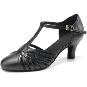 Women's Latin Dance Shoes Closed Toe Ballroom Dancing Practice Shoes CMJ-511