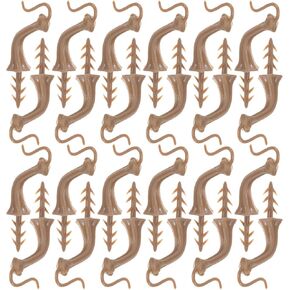 TOYANDONA Halloween Pumpkin Handle 40Pcs Artificial Pumpkin Stems, Faux Pumpkin Stems DIY Pumpkin Head Plastic Pumpkin Stems for Crafts Halloween Thanksgiving Fall Harvest Decoration