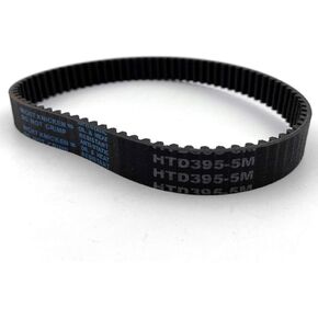L-faster 395mm HTD-5M Belt for Electric Skateboard 15mm Width HTD395-5M Belt Replacement for Mountain Skateboard Conversion Kit