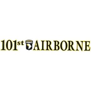 101ST AIRBORNE DIVISION' 15" inch Window Strip ARMY Outside Decal