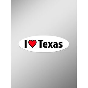 I Love Texas Vinyl Decals Stickers (Two Pack) | Cars Trucks Vans Windows Walls Laptop Cups | Printed | 2-5.5 Inch Decals | KCD1381