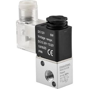 Electrical Pneumatic Solenoid Valve 3V1-06 12VDC PT1/8 3/2 Way Normally Closed CE