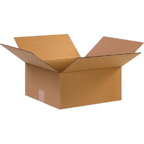 PARTNERS BRAND 12 1/2 x 12 1/2 x 6 Corrugated Cardboard Boxes, Small 12.5"L x 12.5"W x 6"H, Pack of 25 | Shipping, Packaging, Moving, Storage Box for Home or Business, Strong Wholesale Bulk Boxes