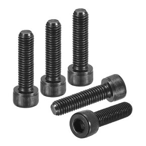 M4-0.7x8 Socket Head Cap Screws Bolts - 100Pack - Good for Road Bicycle, Mountain Bike, Auto, Motorcycle - Carbon Steel Hex Head Metric Screws, Black