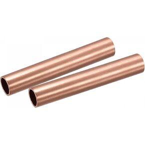 uxcell Copper Round Tube 14mm OD 1.5mm Wall Thickness 100mm Length Pipe Tubing 2 Pcs
