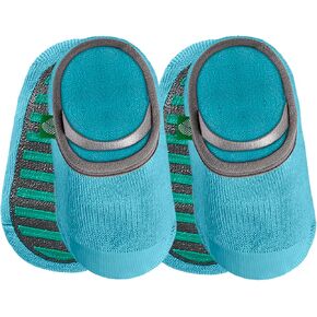2-Pack: Non-Slip Socks for First Walkers and Toddlers with Rib Arch Support, Stay-On Strap, Easy-On Design (US, Age, 6 Months, 12 Months, Royal Pink) in Saudi Arabia
