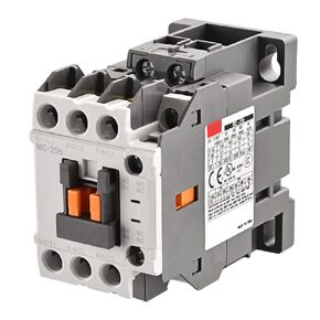 MEC Magnetic AC Motor Contactors, MC-25b, 220-240VAC 50/60Hz, 1a1b, DIN Rail, UL