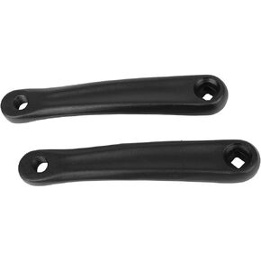 Estink Crank Arms, Pack of 2 High Strength Crank Arms Replacement Crank Arm Fit for BMX Old School Cruiser Cyclocross Mid Drive Motor, Black