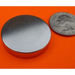 Applied Magnets® 1.26" x 1/4" Grade N52 Neodymium Disc Magnet 1 Pc