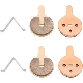 2 Pairs Sintered Brake Pads Scooter Disc Brake Pad Compatible with KUGOO G2 Pro Scooter Compatible with Hitway H5 E Scooter, 33.5x22.5x4mm