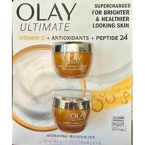 Olay Ultimate Vitamin C + Antioxidants + Peptide Twenty Four (2 Pack)
