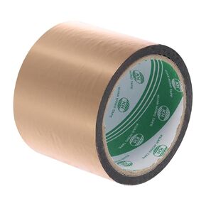 MECCANIXITY Champagne Gold Metalized Tape 0.6 Inch x 55 Yards Decor Tape for Detailing Accent Wall, Graphic Arts, Pack of 1