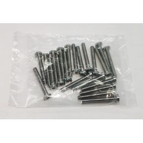 UNC #6-32 x 1" 316L Stainless Steel Torx 15 Pan Head Machine Screw, 22 pcs