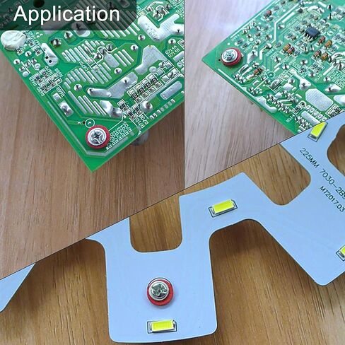 M2 x 6 مللي متر x 0.5 مللي متر غسالات الألياف العازلة ورقة حمراء مسطحة غسالات ختم غسالات جوانات ، 1000 قطعة in Saudi Arabia