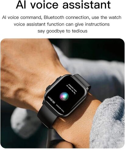 Smart Watch 1.96" AMOLED HD Screen Smartwatch 410 * 502 Color Smart Watch Full Health Monitor Smartwatch for Women Men, Low Power Consumption Smartwatch (Orange) in Saudi Arabia