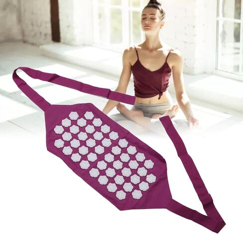 Acupressure Belt Relaxing Stress Relief Cotton Fabric ABS Flower Shaped Acupressure Massage Mat for Home in Saudi Arabia
