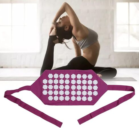 Acupressure Belt Relaxing Stress Relief Cotton Fabric ABS Flower Shaped Acupressure Massage Mat for Home in Saudi Arabia