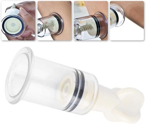 أكواب الحجامة، كوب الحجامة الفراغي، مدلك الوخز بالإبر وتخفيف الألم، الرعاية الصحية، مجموعة الحجامة المنزلية للتدليك الصيني لتعزيز الدورة الدموية (3#) in Kuwait