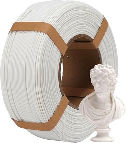 eSUN Matte PLA Refilament 1.75mm, Matte 3D Printer Refill PLA Filament, 1KG Spoolless 3D Printing Filament for 3D Printers, Deep Black in Saudi Arabia
