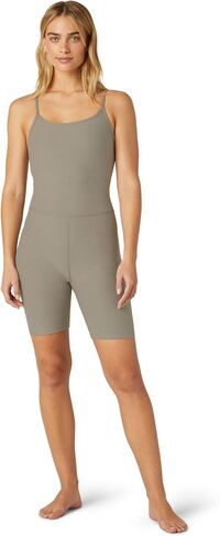 Beyond Yoga Spacedye Get in Gear Biker Jumpsuit Electric Peach Heather SM (US Women's 4-6) in Saudi Arabia