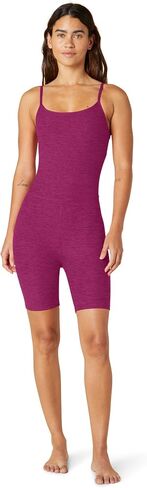 Beyond Yoga Spacedye Get in Gear Biker Jumpsuit Electric Peach Heather SM (US Women's 4-6) in Saudi Arabia
