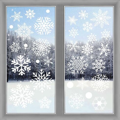 Fall Maple Leaves Window Clings, Glass Window Static Stickers Autumn Removable Double-Sided Window Decals Thanksgiving Window Door Cling Decoration in Kuwait