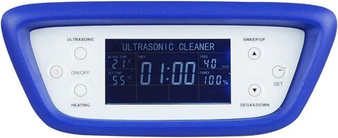SRA TruPower UC-20D-PRO Professional Ultrasonic Cleaner, 2 Liter Capacity with LCD Display, Sweep/Degas, Adjustable Power, Sleep Function, 2 Baskets, Wire Ring Rack and Wire Beaker Holder in Saudi Arabia