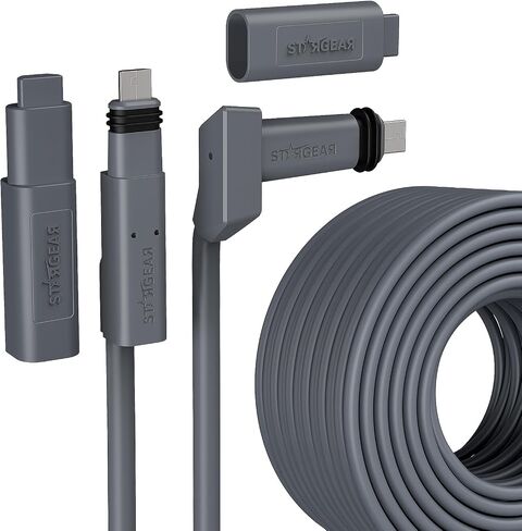 STARGEAR 150FT Starlink Cable for Starlink Actuated Gen 2, Standard Starlink Rectangular Satellite V2 Replacement Cable Waterproof with End Caps (46M) in Saudi Arabia