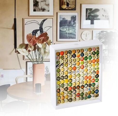 صندوق ظلال تحميل علوي من الأكريليك مقاس 8 × 10، إطار صندوق الظل، حافظة عرض منضدية من الأكريليك DIY، هدية حلوة DIY، صندوق ذاكرة للأفلام والسفر والأحداث الرياضية والحفلات الموسيقية وأغطية مشروبات البيرة in Kuwait