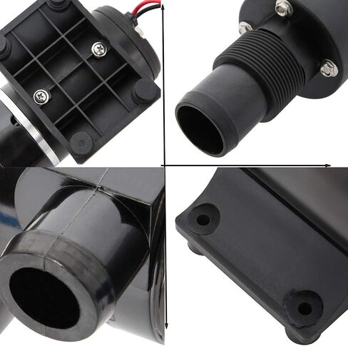 Amarine Made 12V 45 LPM RV Mount Macerator مضخة مياه الصرف الصحي للقارب RV Marine مضخة Macerator، تحضير ذاتي، تشغيل الحماية الجافة، إخلاء النفايات in Saudi Arabia