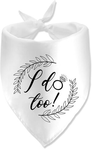 Will You Marry My Dad Wedding Engagement Valentine's Dog Bandana Pet Scarf Bibs Accessories for Dog Wedding Bandana Gift for Dog Lover Wedding Photo Props Accessories in Kuwait