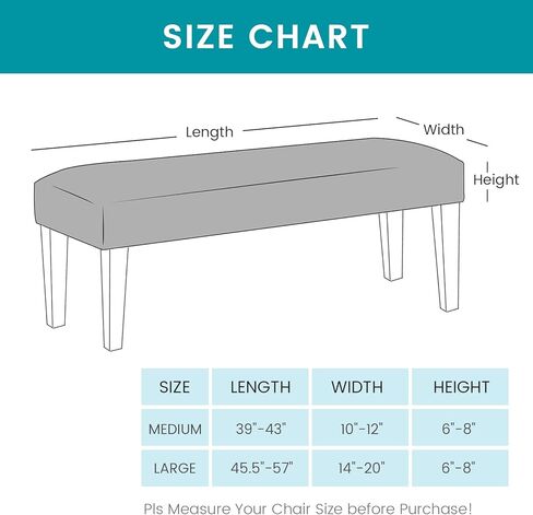 غطاء مقعد طعام مخملي مطاطي من cjc - غطاء مقعد قابل للإزالة مع شريط أنيق قابل للغسل وغطاء كرسي مستطيل لغرفة المعيشة وغرفة النوم والمطبخ (رمادي داكن، مخملي) in Kuwait
