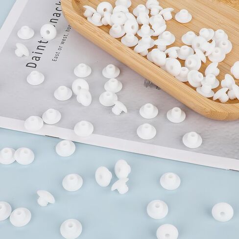 120 قطعة من أقفال Pegboard وإكسسوارات منظم Pegboard ومشابك Pegboard وسدادات خطاف وإيقاف السنانير وفتحات دائرية وإكسسوارات التحكم في الحائط لتعليق أداة دبوس لوحة الوتد (أبيض) in Saudi Arabia