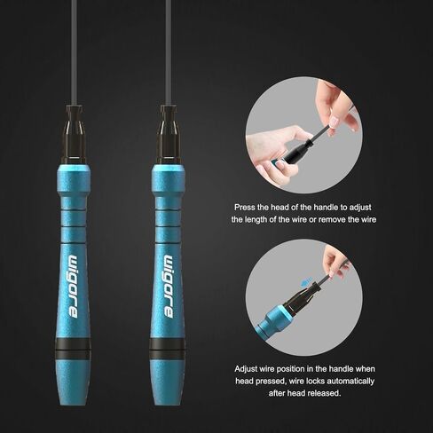 Jump Rope, Speed jump ropes for fitness for women,Skipping rope for fitness men, women's home exercise, workout, fitness gifts for adults in Saudi Arabia