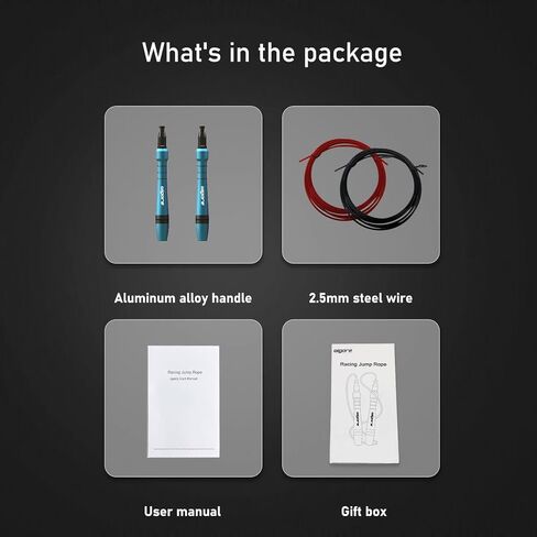 Jump Rope, Speed jump ropes for fitness for women,Skipping rope for fitness men, women's home exercise, workout, fitness gifts for adults in Saudi Arabia