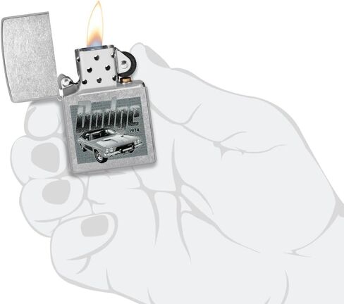 Zippo Dodge Street Chrome Pocket Lighter in Saudi Arabia